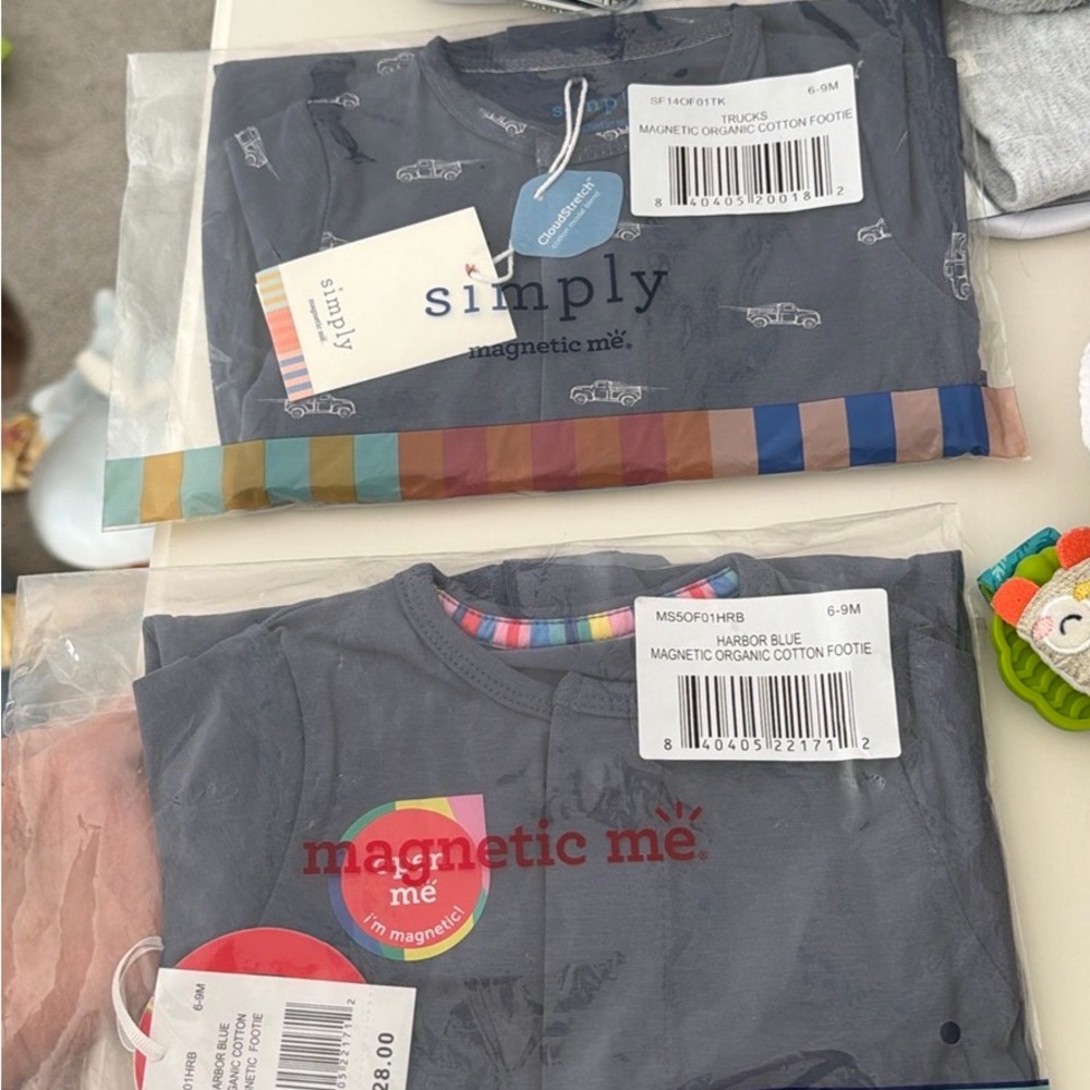 Magnetic Me Kids Gray Tee with Car Print